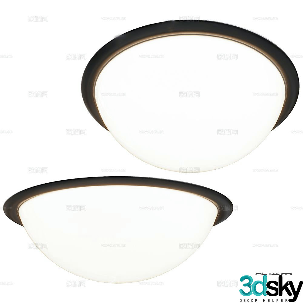 Maxlight minimalist ceiling lamp 3d model