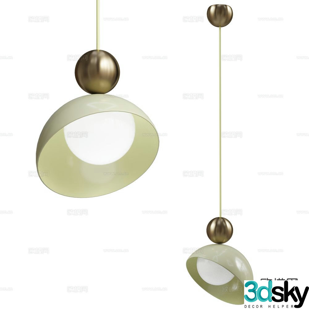 Maxlight bedside chandelier 3d model
