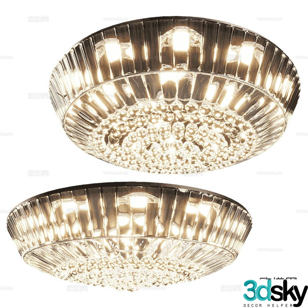 Maxlight light luxury ceiling lamp 3d model