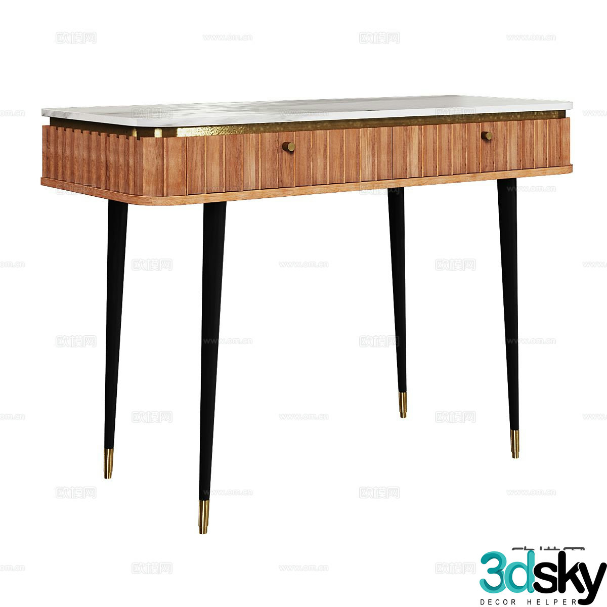 Nordic desk desk 3d model