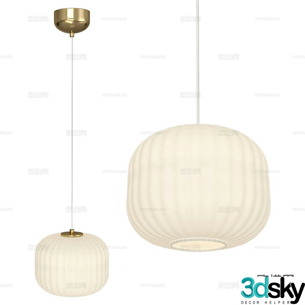 Markslojd modern chandelier 3d model