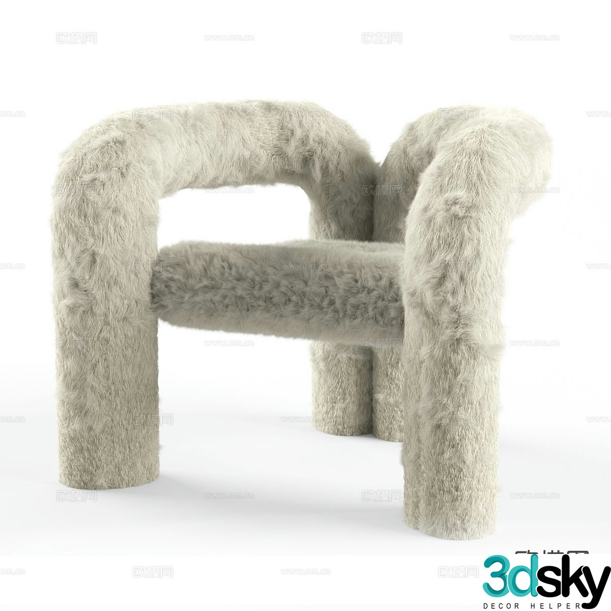 Lounge chair spider chair 3d model