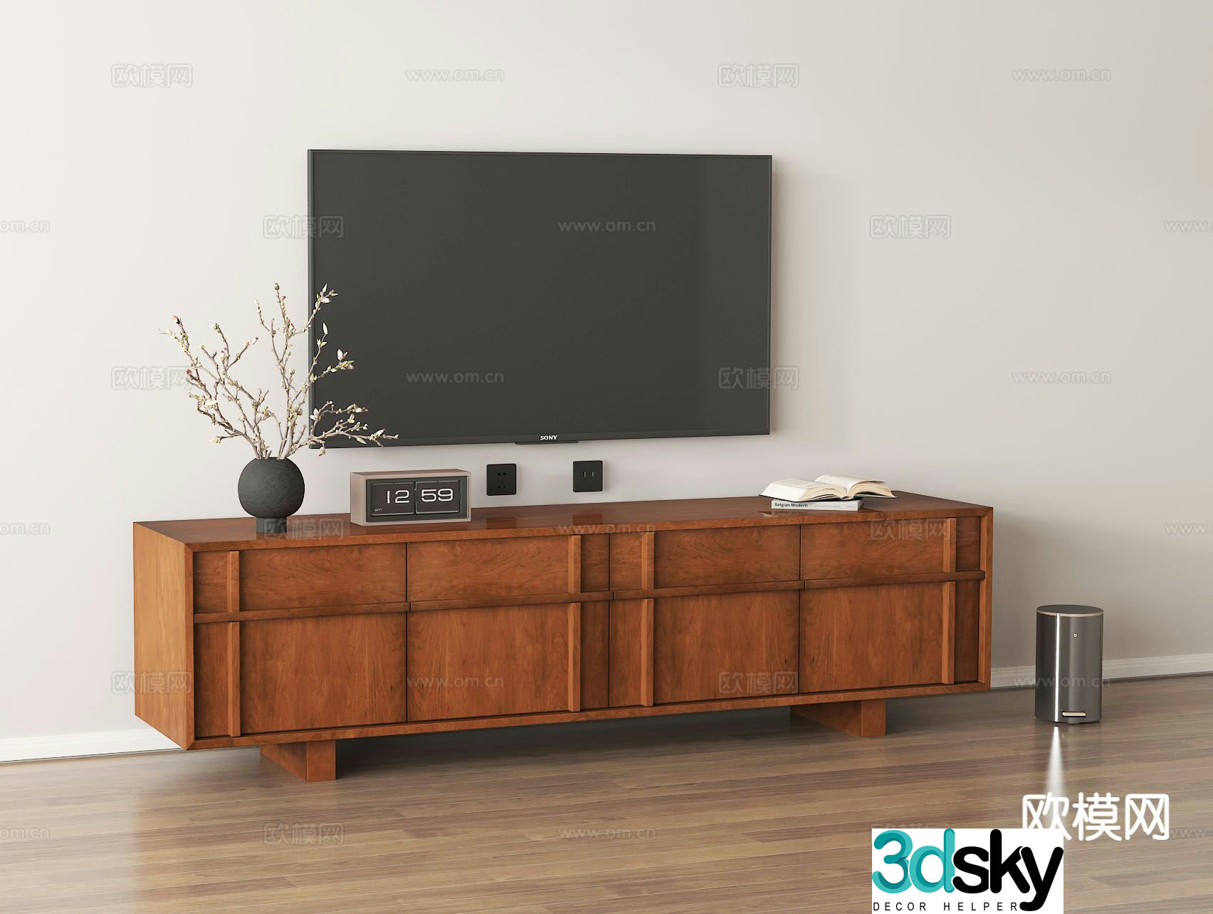 Modern TV cabinet 3d model