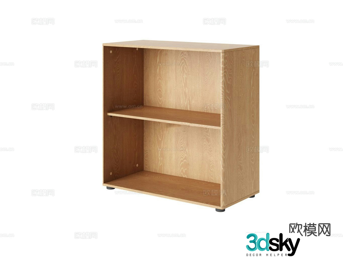 Simple children’s cabinet bookcase 3d model