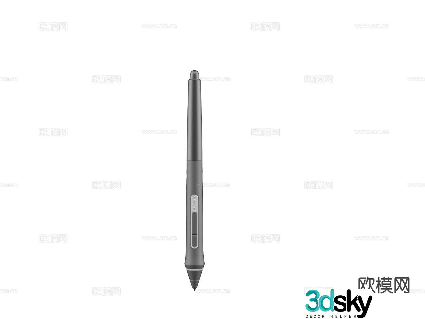 Simple stylus 3d model