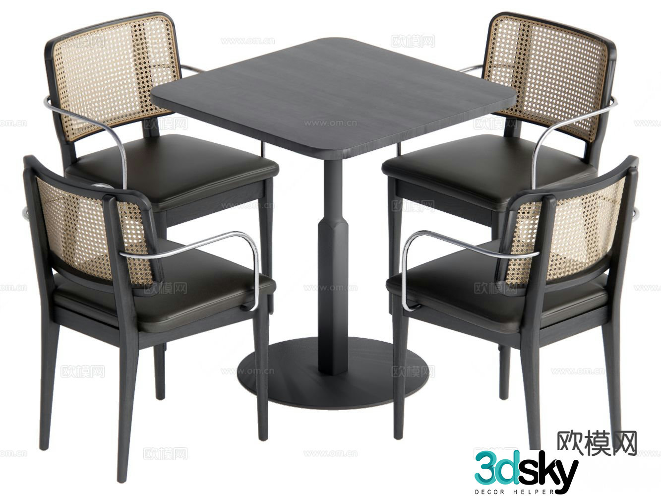 Leisure tables and chairs Negotiation tables and chairs 3d model