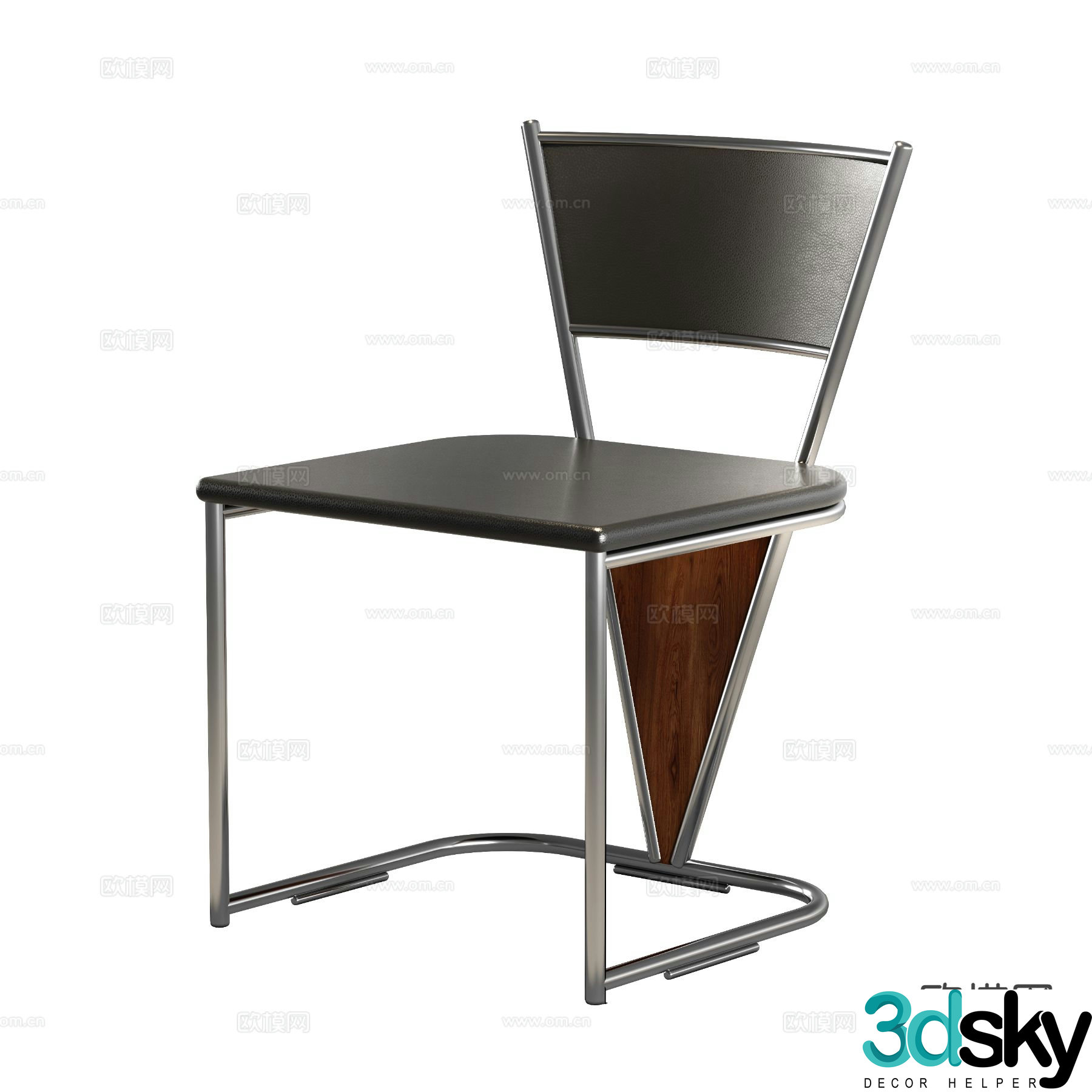 Modern chair leisure chair 3d model
