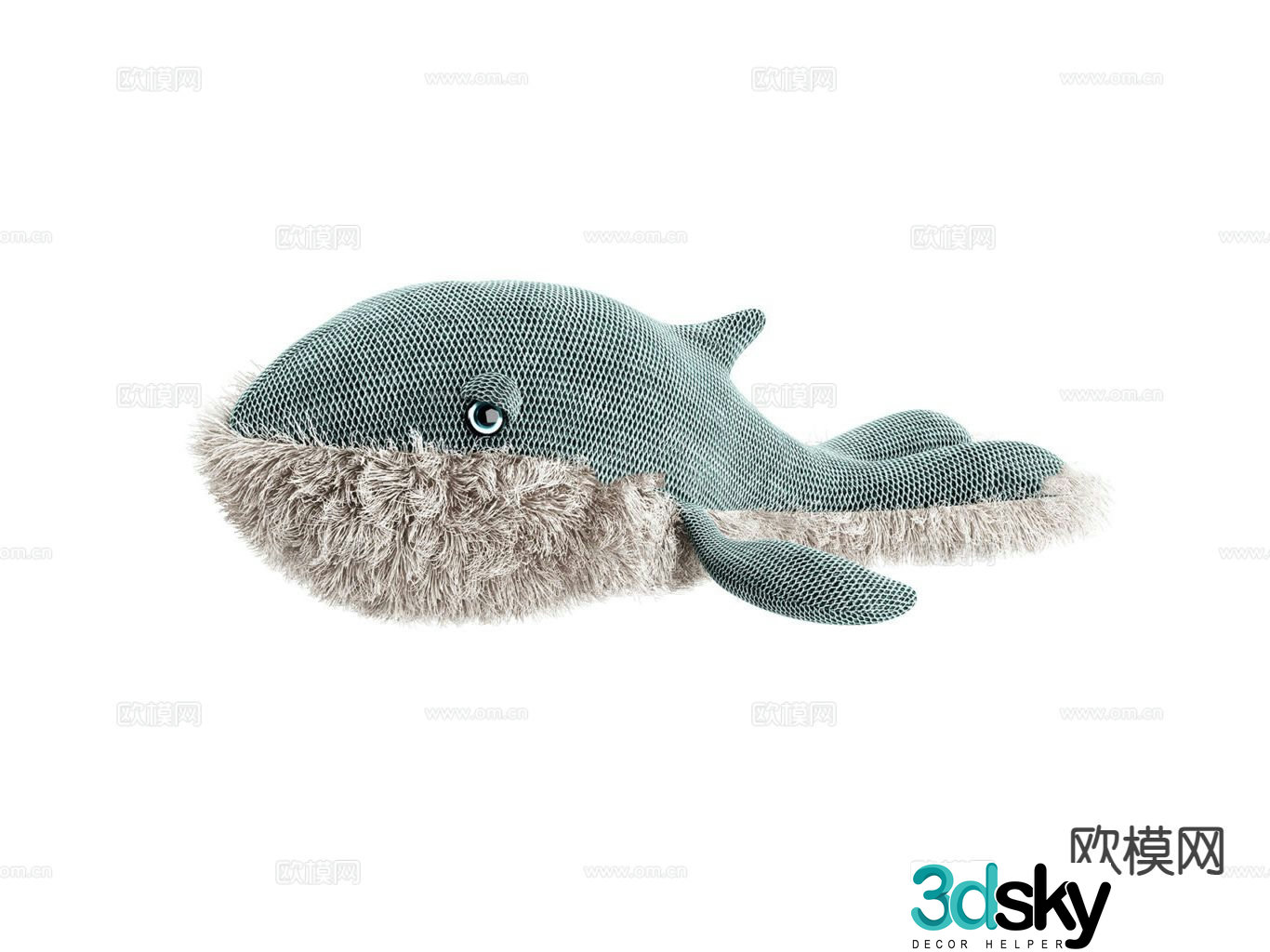 Children’s toys whale doll 3d model