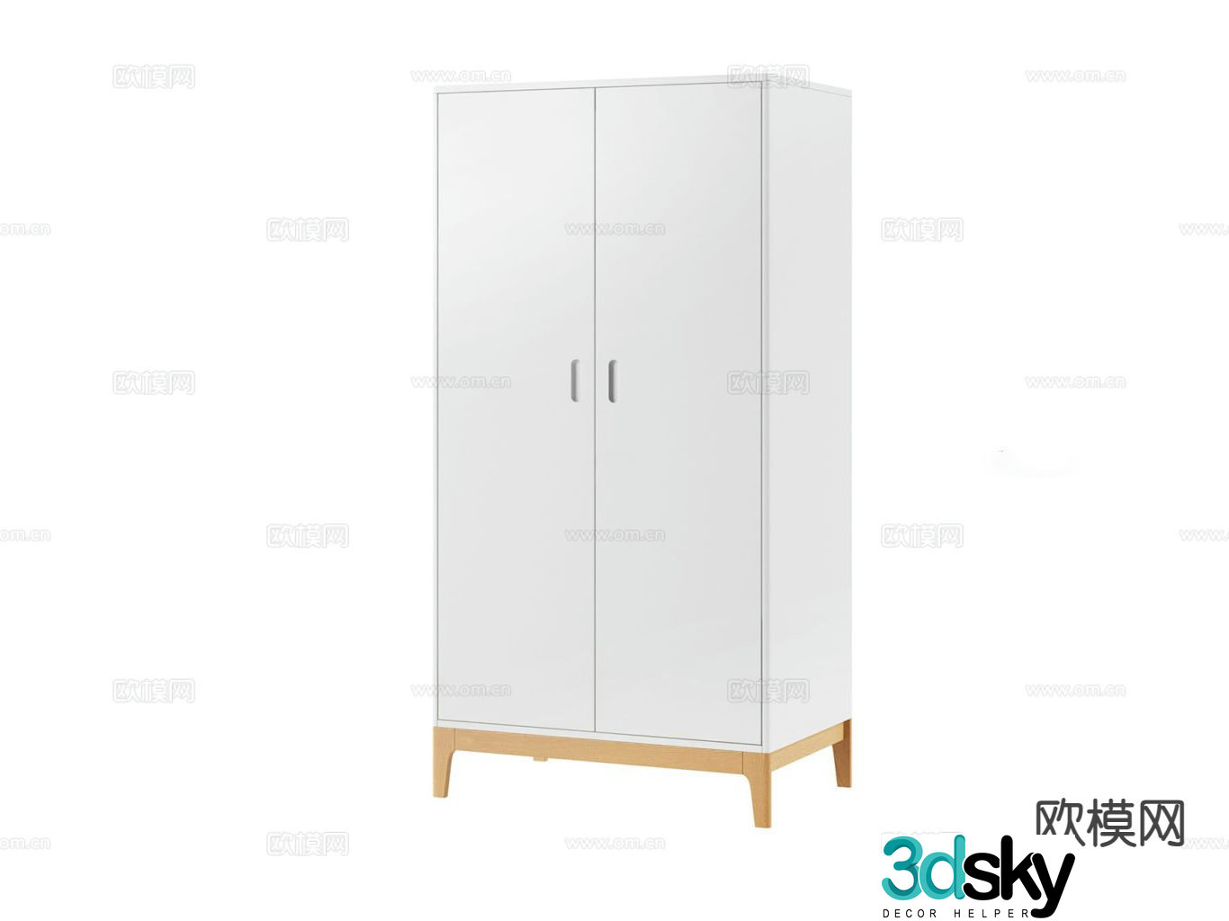 modern wardrobe wardrobe 3d model