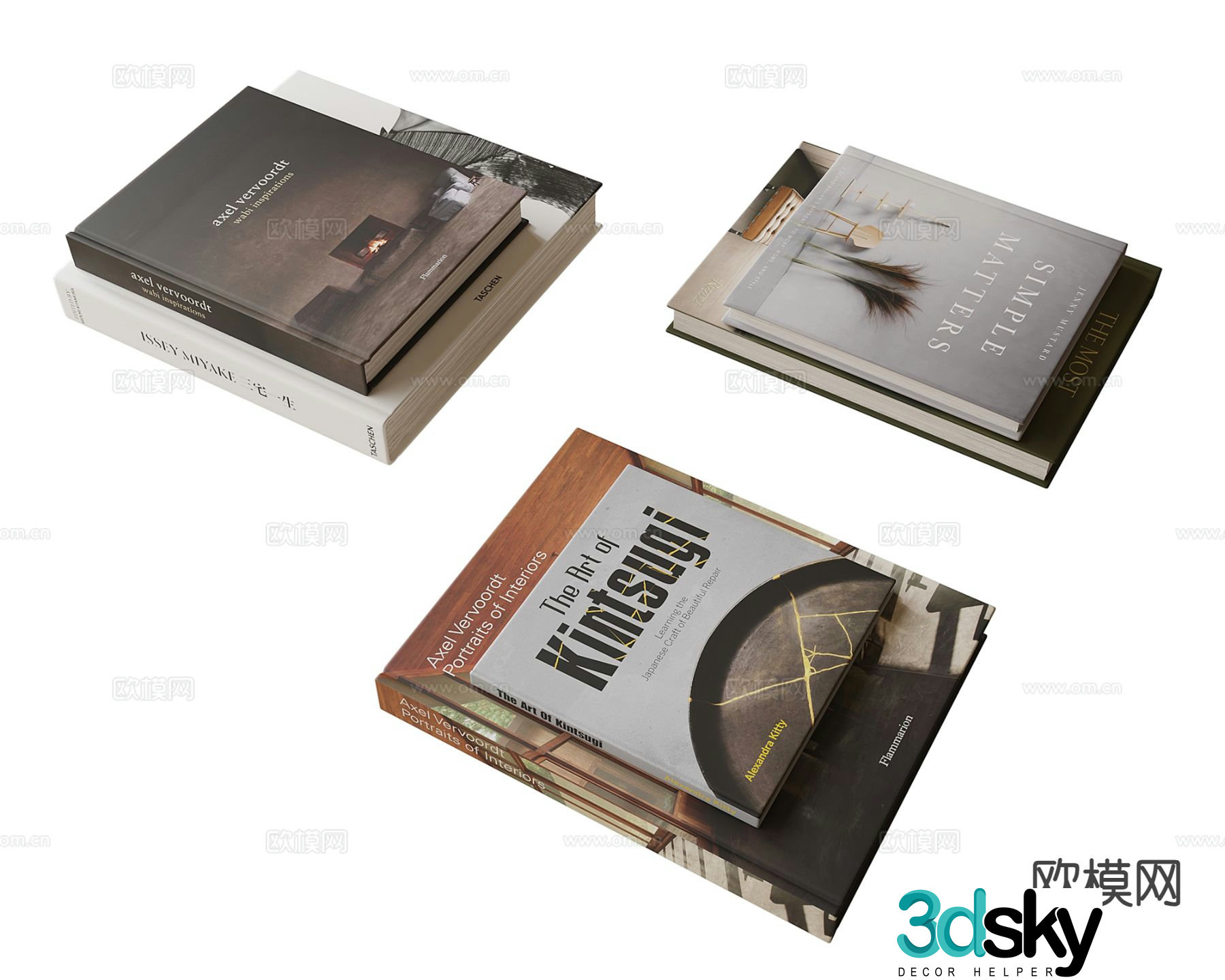 book book book 3d model