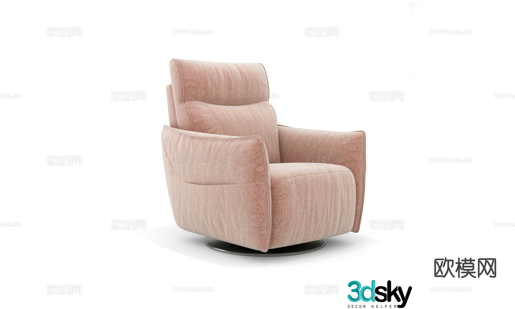 Electric function chair massage chair 3d model