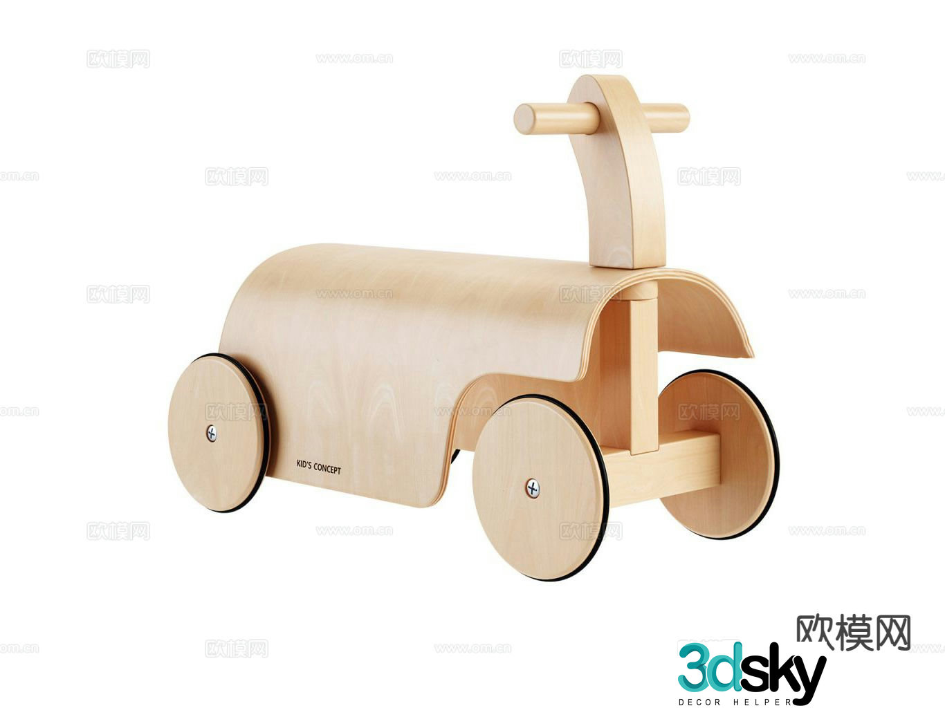 Toy car building block car 3d model