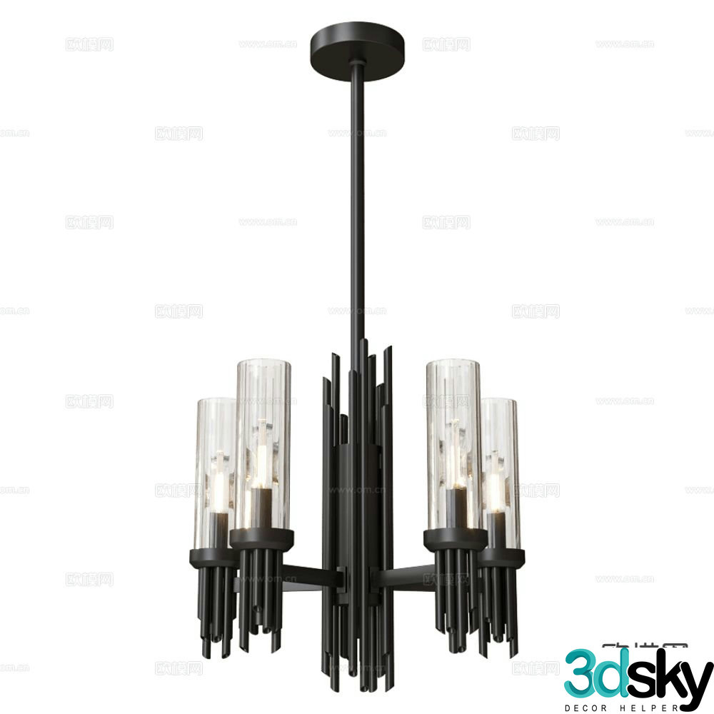 Stilfort creative chandelier artistic chandelier 3d model