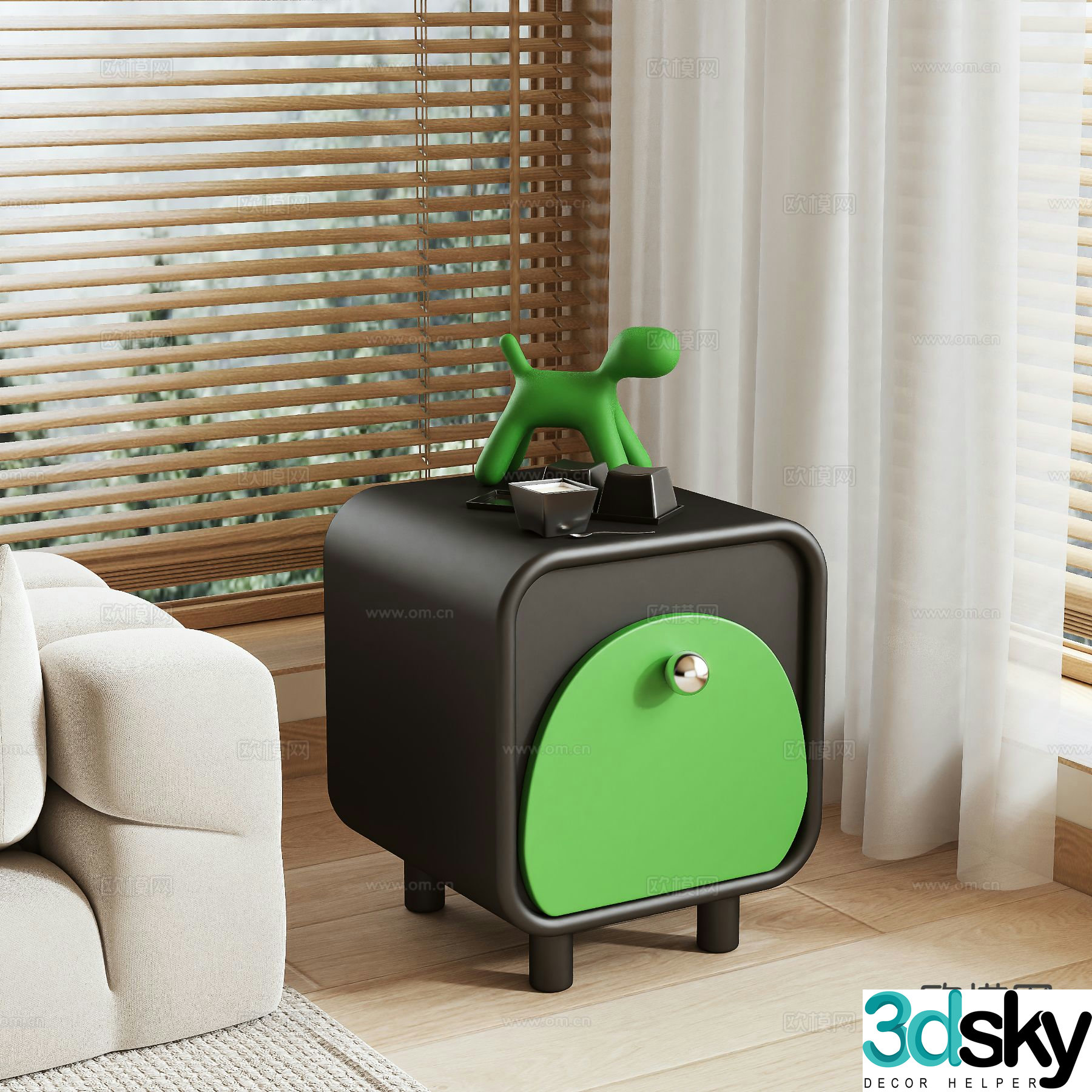 Children’s bedside table 3d model