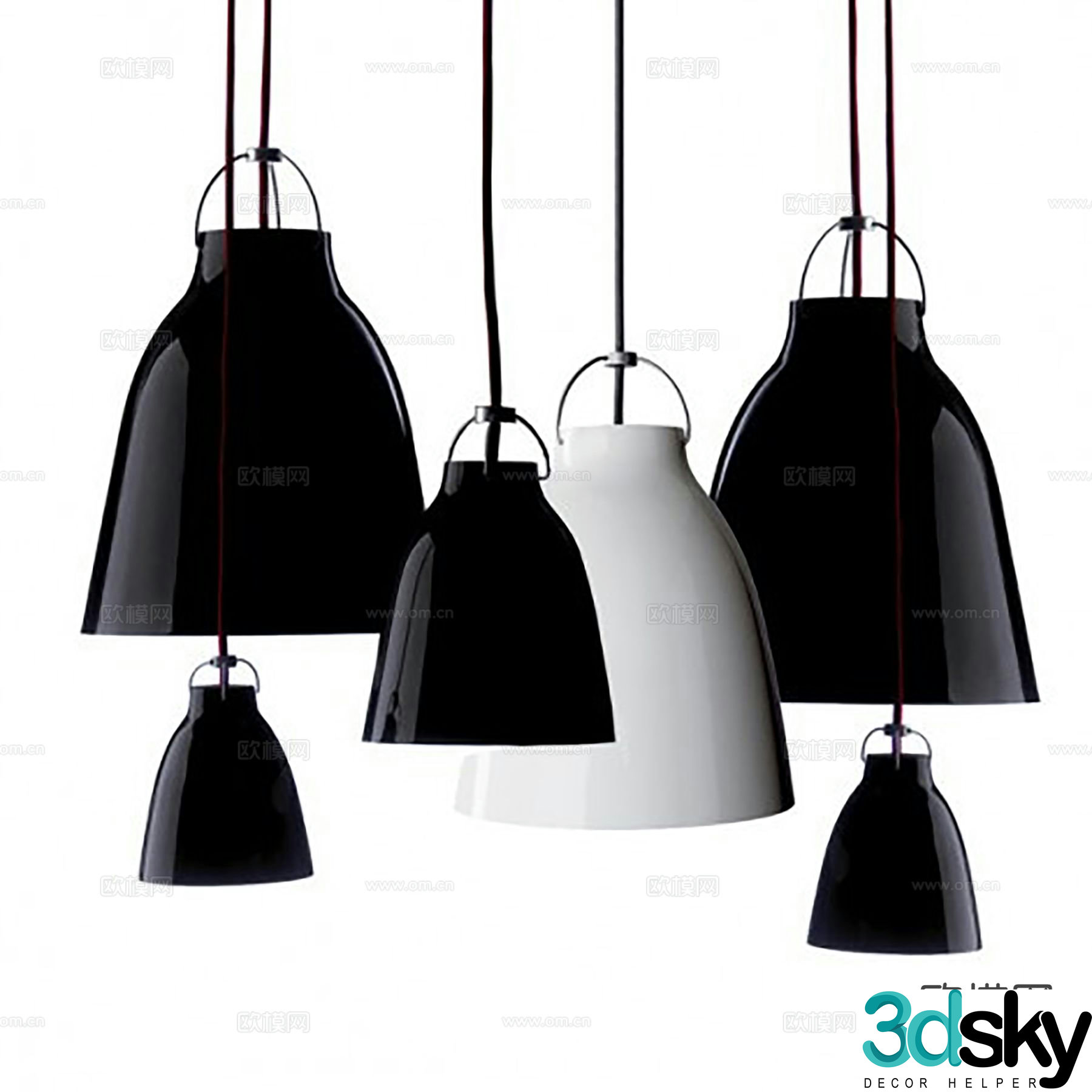 Creative chandelier art chandelier 3d model