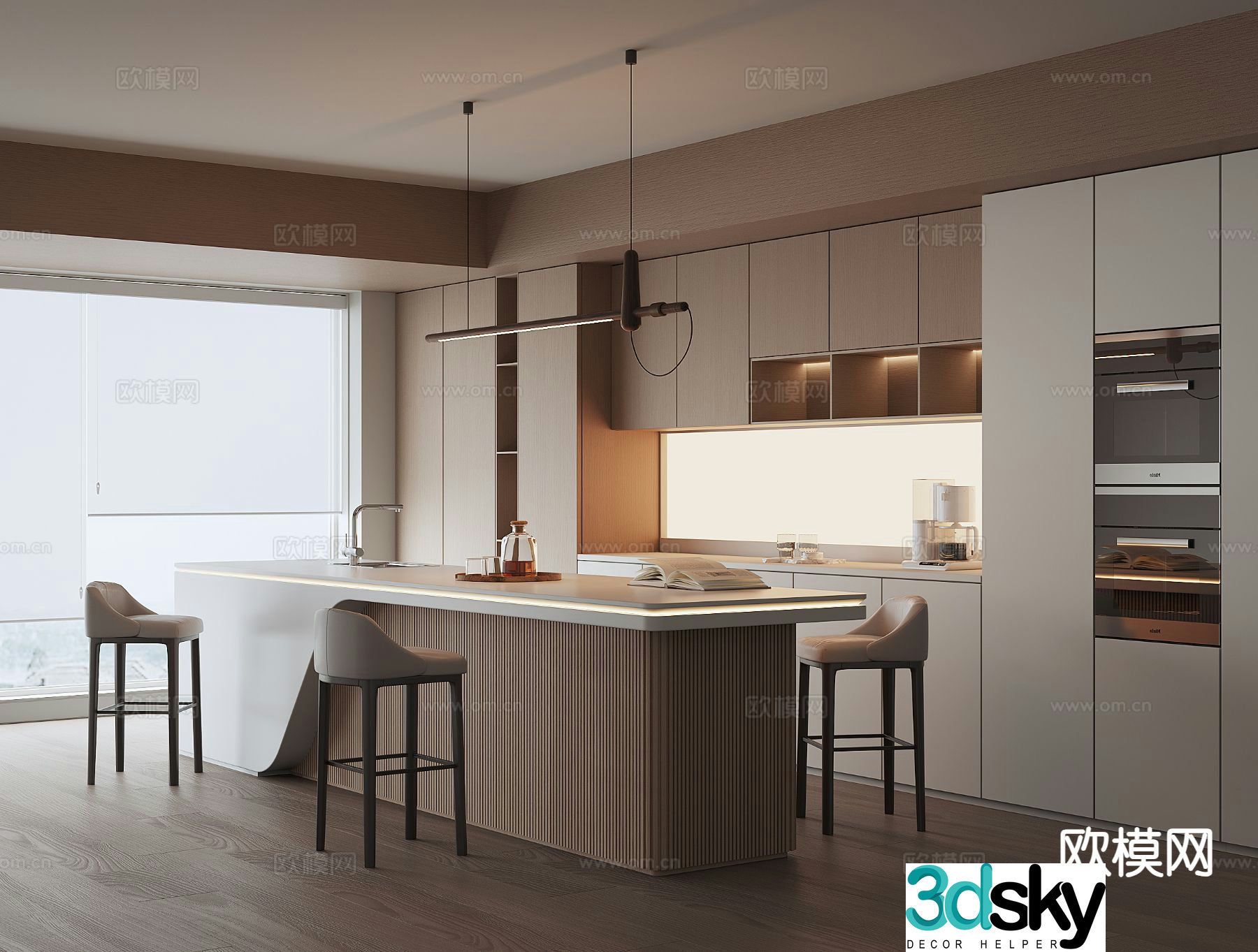 Italian restaurant 3d model