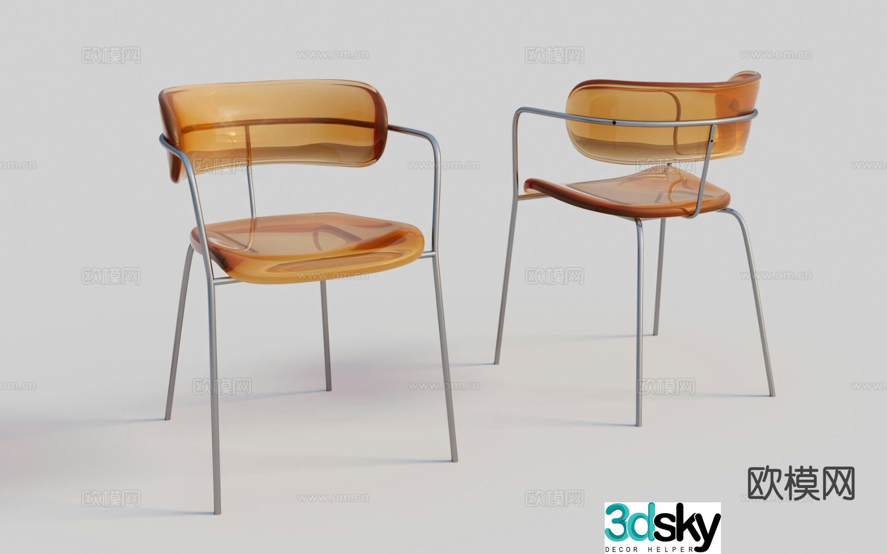 Chair Single Chair Dining Chair Leisure Chair 3d model