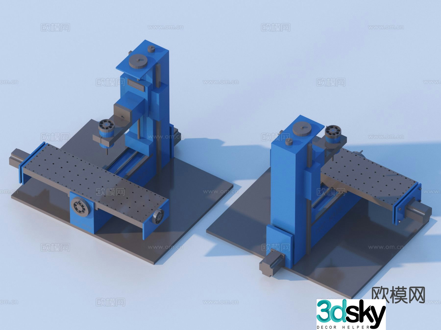 Mechanical machine tools machine equipment 3d model