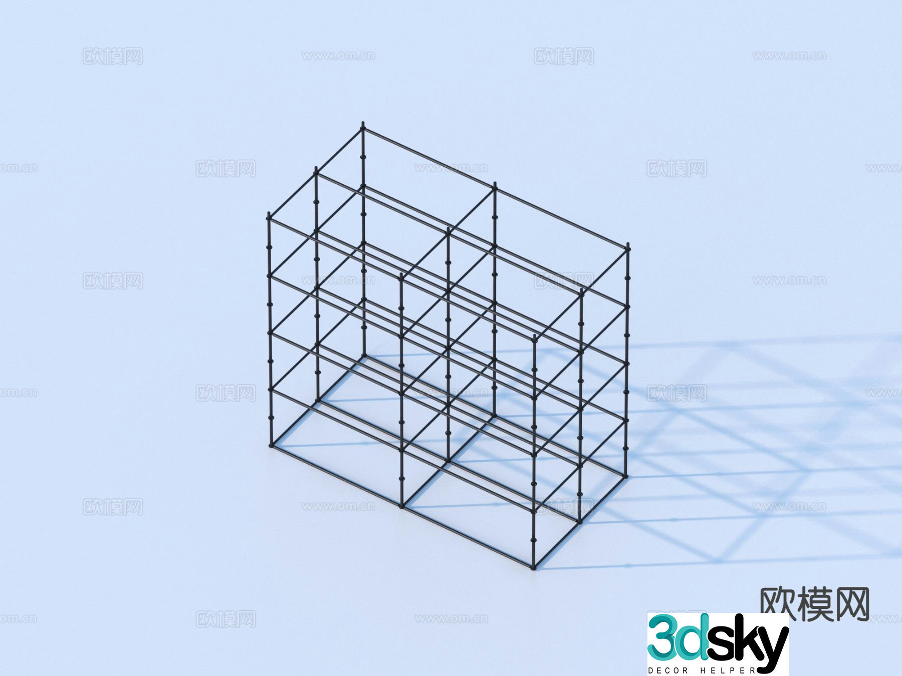 Scaffolding rack 3d model