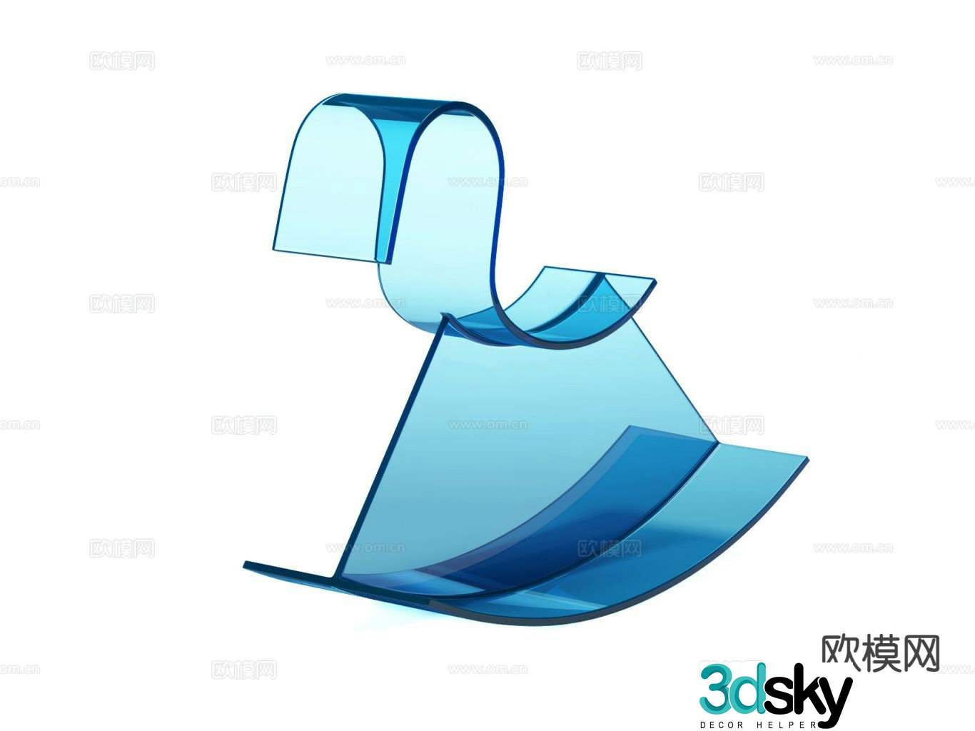Children’s Trojan Horse Acrylic Trojan Horse 3d model