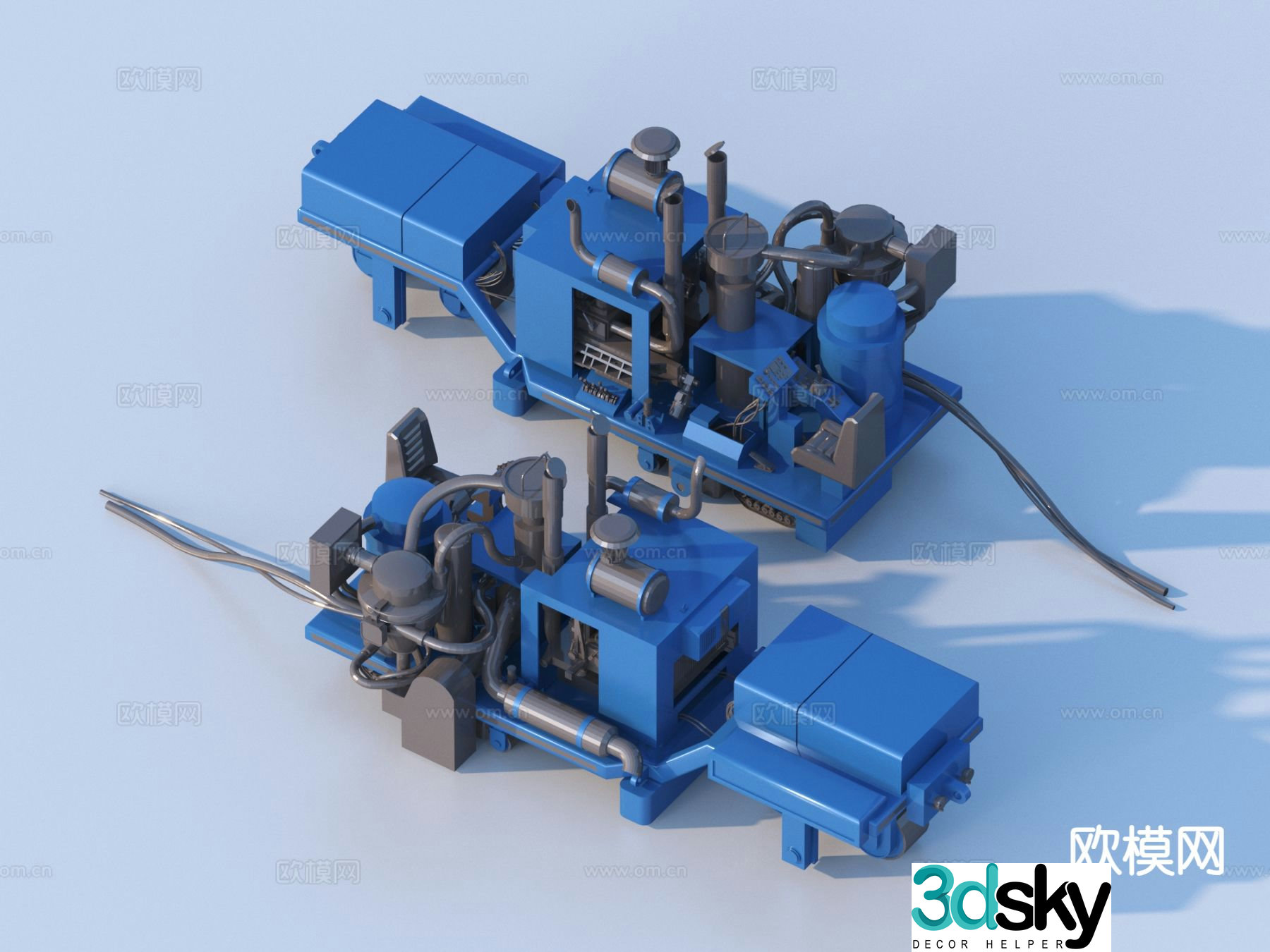 Mechanical machine tools machine equipment 3d model