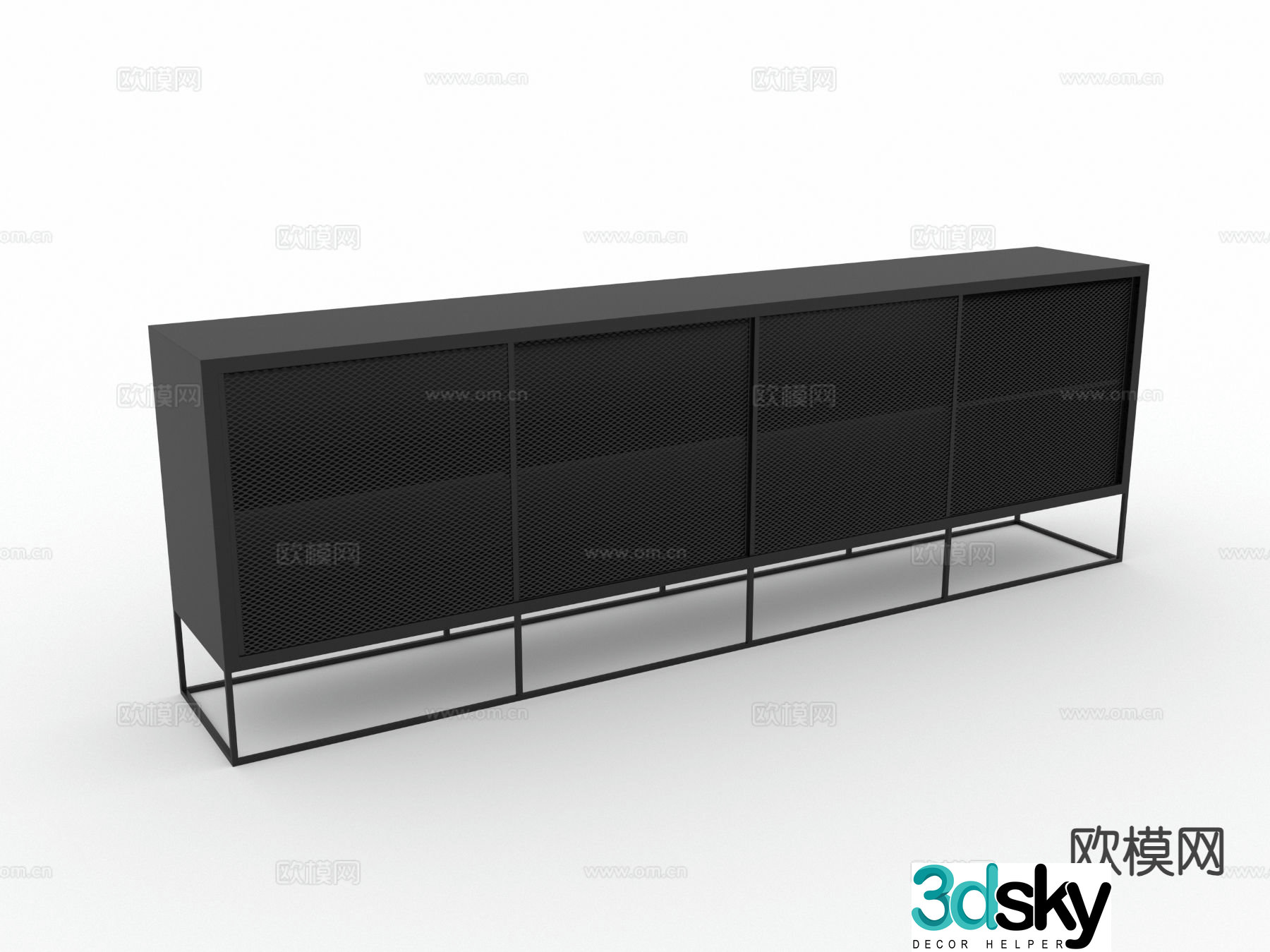 Modern TV cabinet 3d model