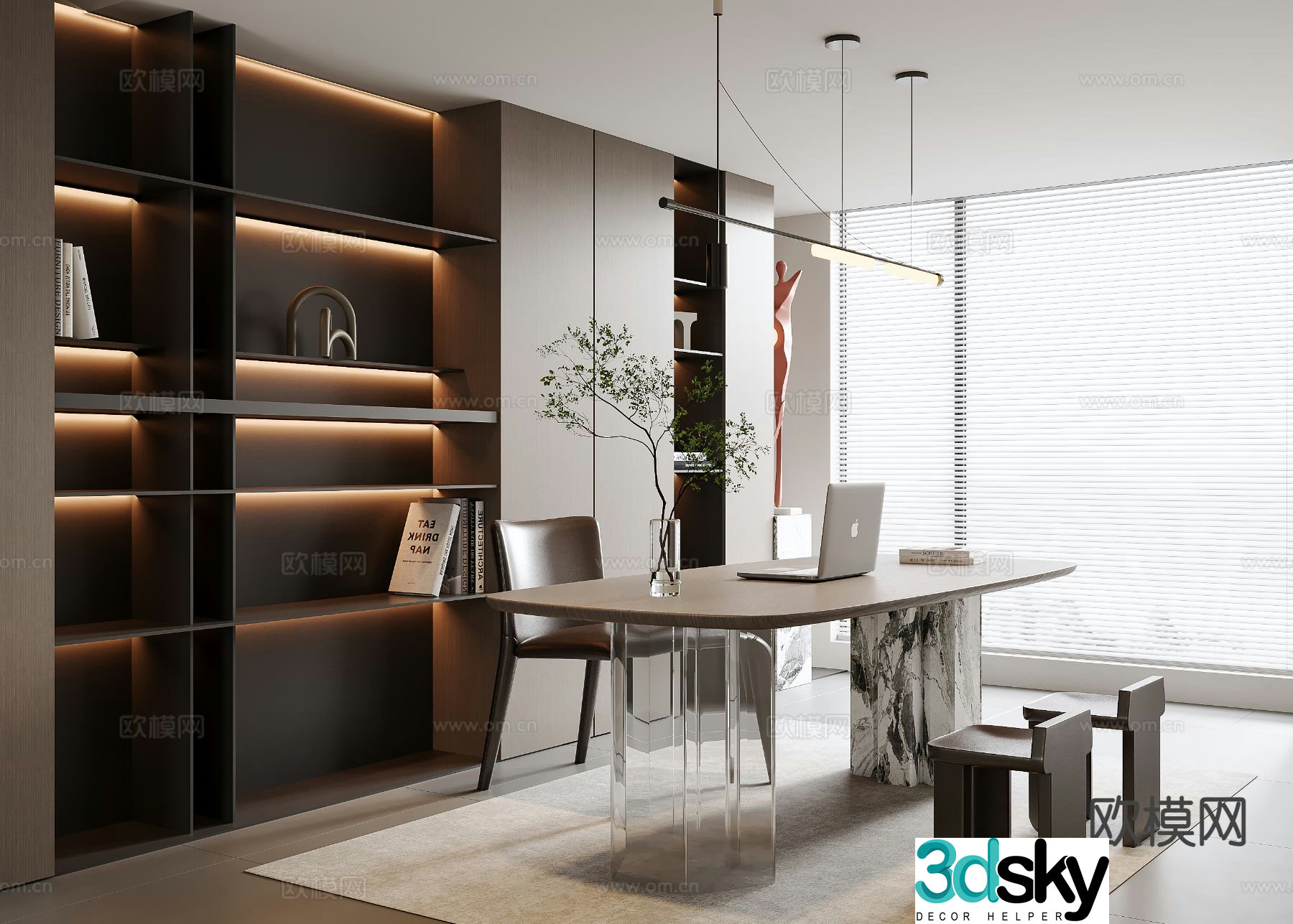 Italian study 3D model