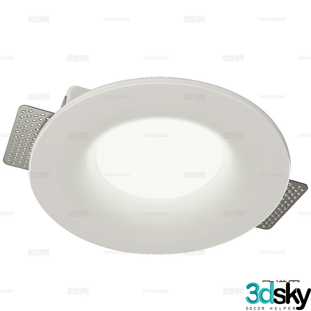 Zenit round ceiling lamp bedroom lamp 3d model
