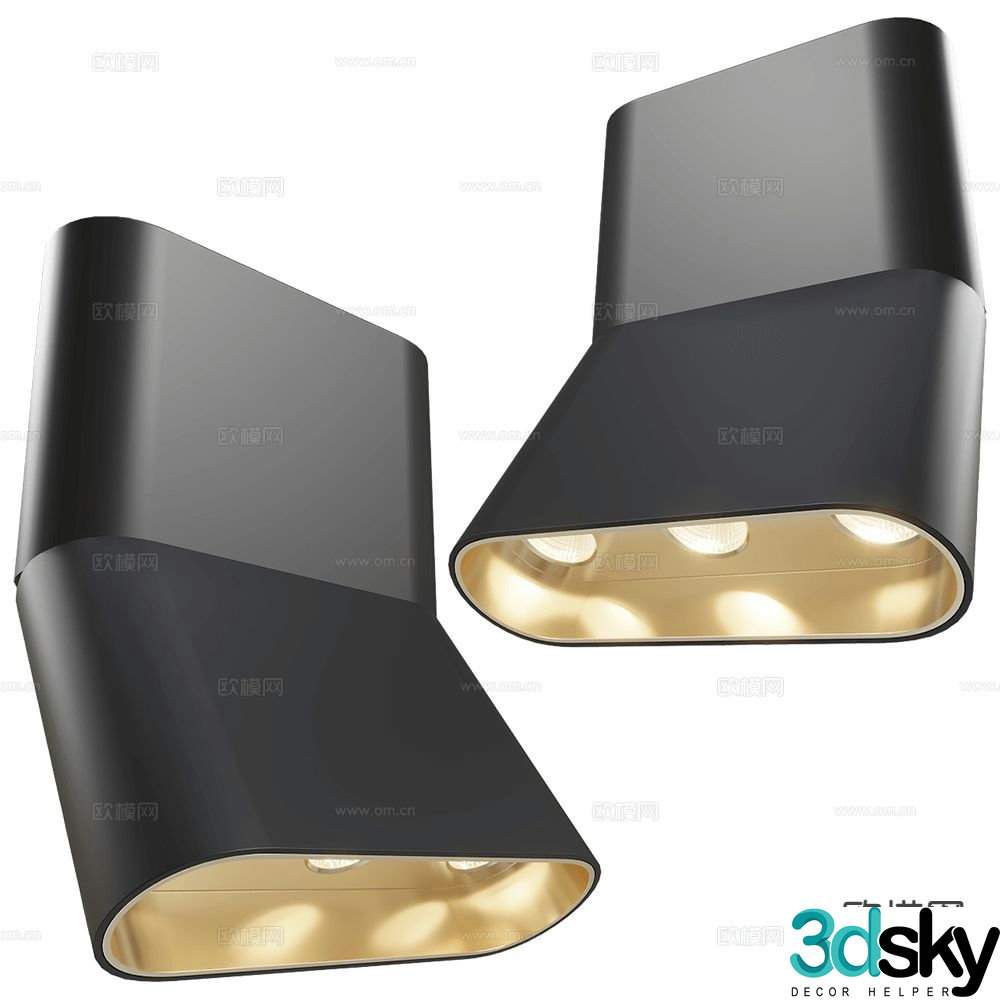 Maxlight downlight spotlight track light 3d model