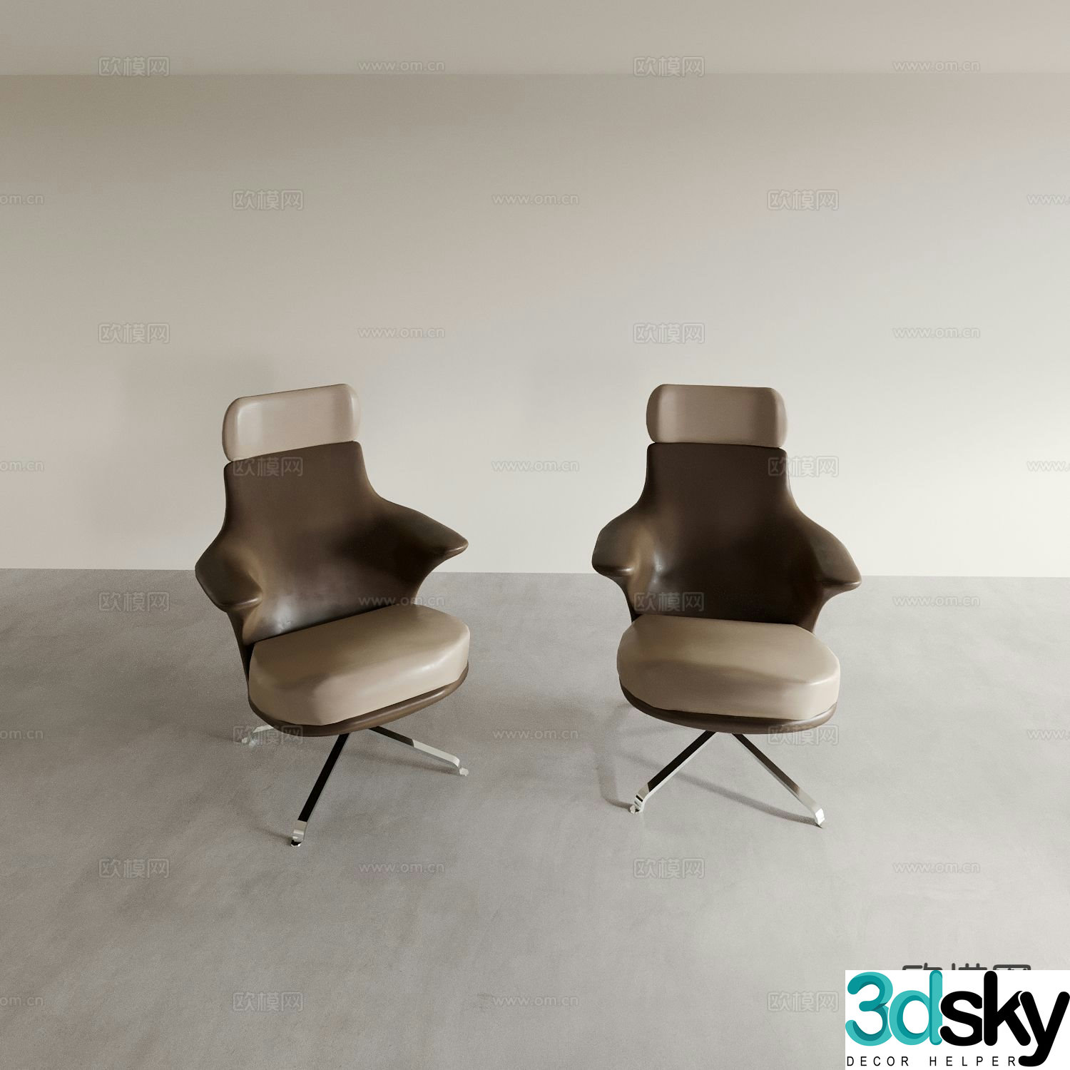 Office chair shift chair staff chair 3d model