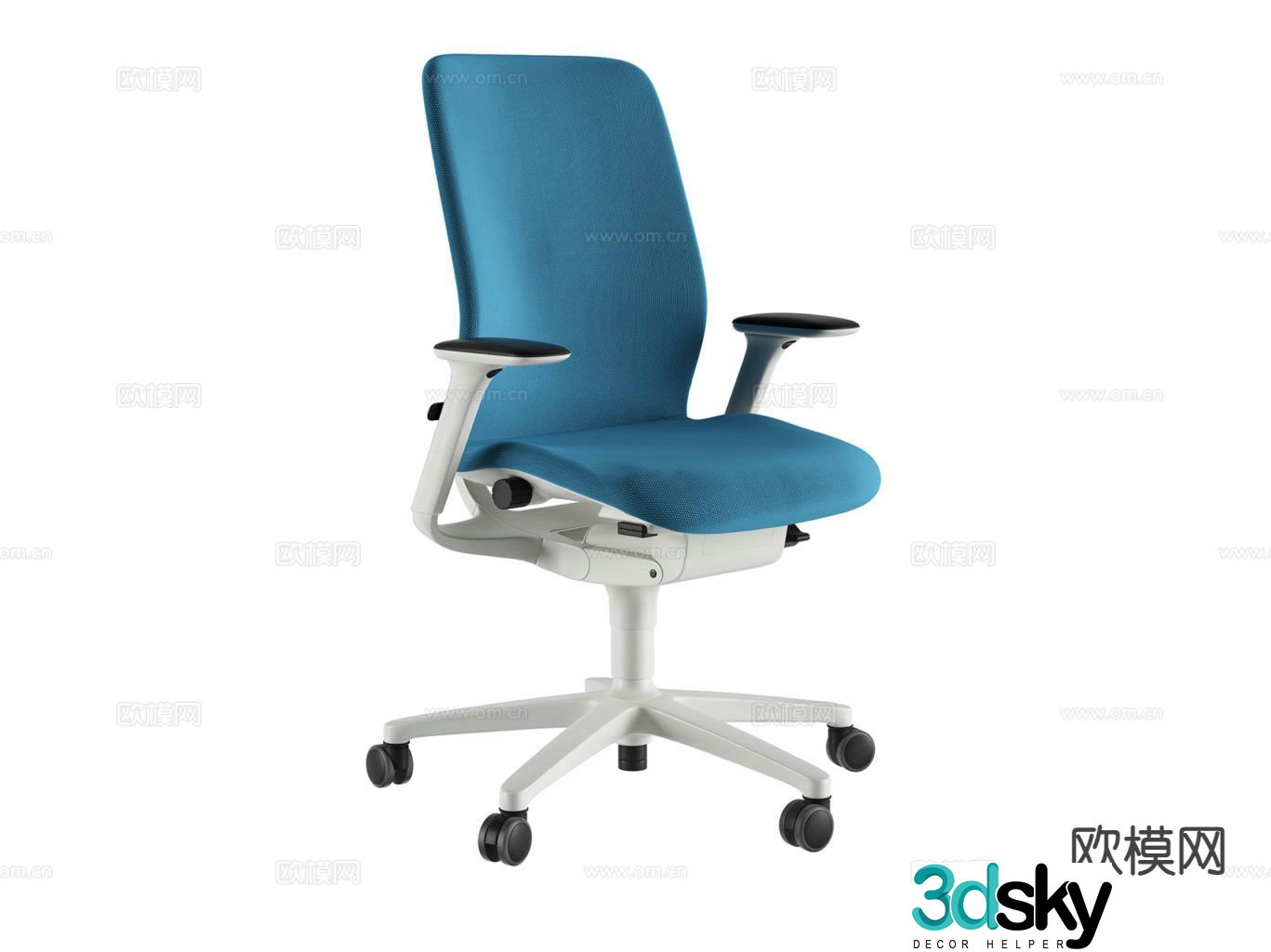 Office chair shift chair staff chair 3d model