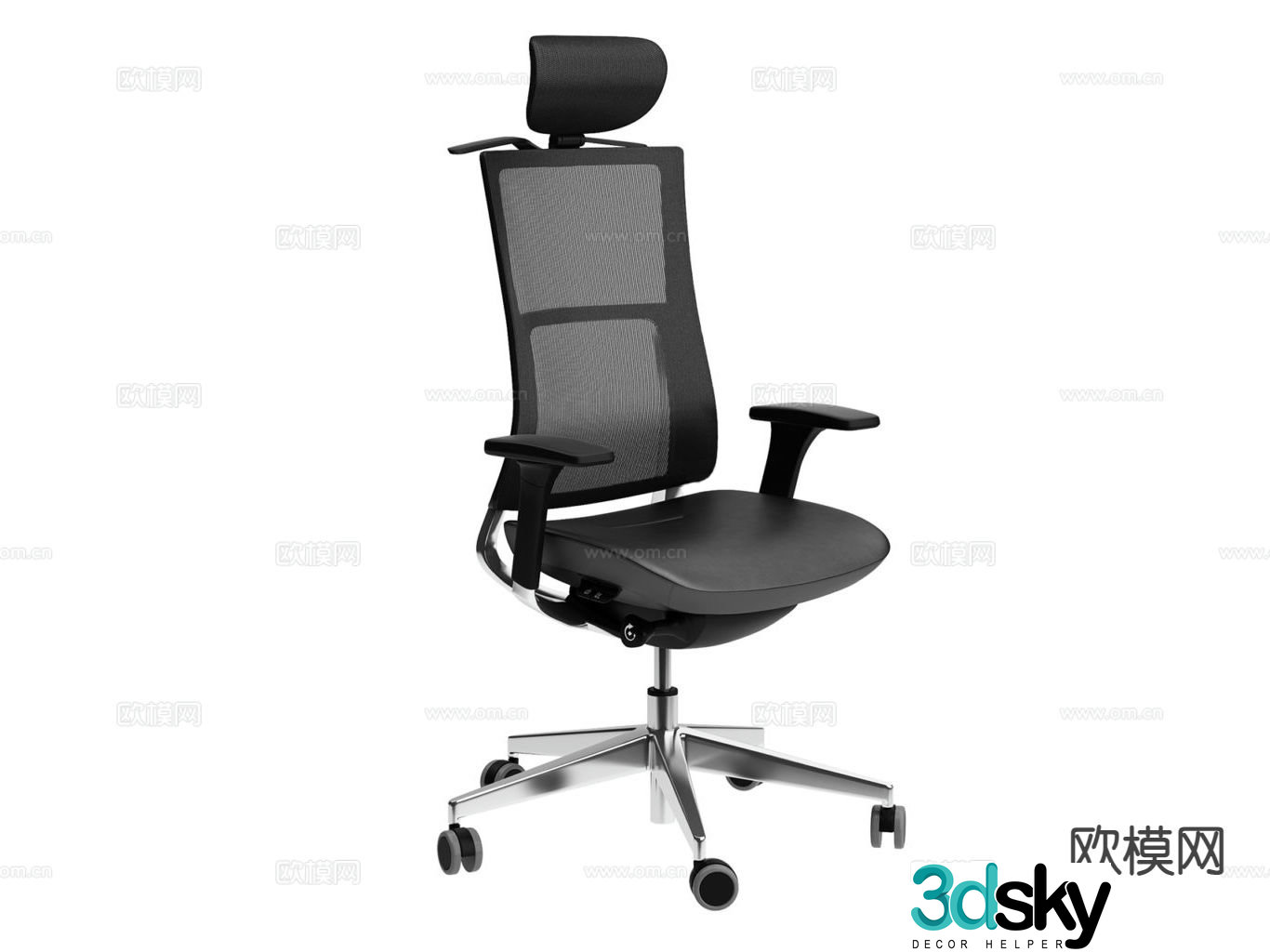 Office chair class chair executive chair 3d model