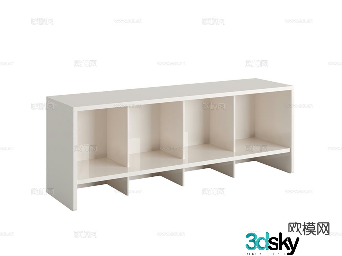Modern side cabinet entrance cabinet 3d model