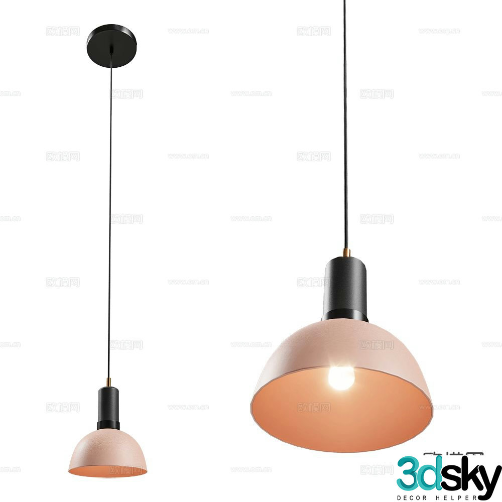 Zuiver Group dining room chandelier 3d model