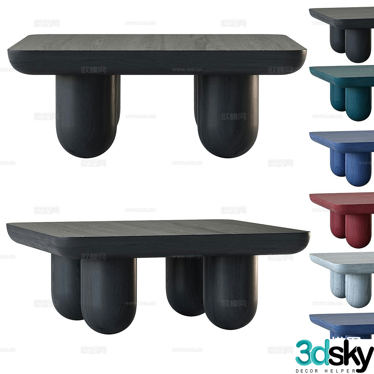 nordic desk 3d model