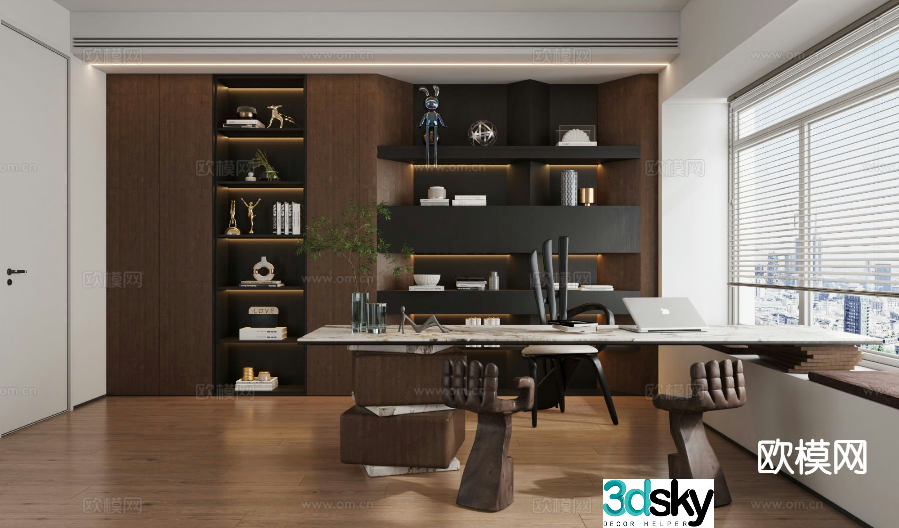 Italian study 3D model