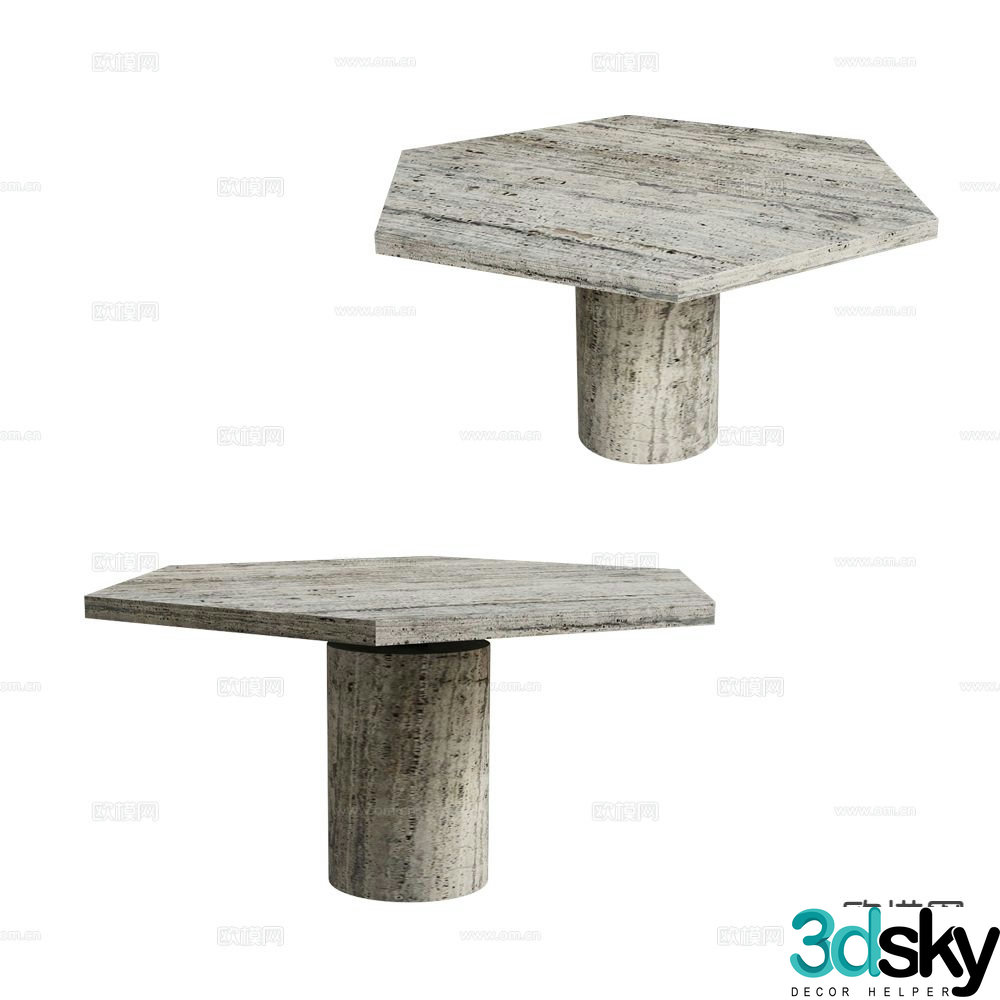 BAXTER dining table 3d model