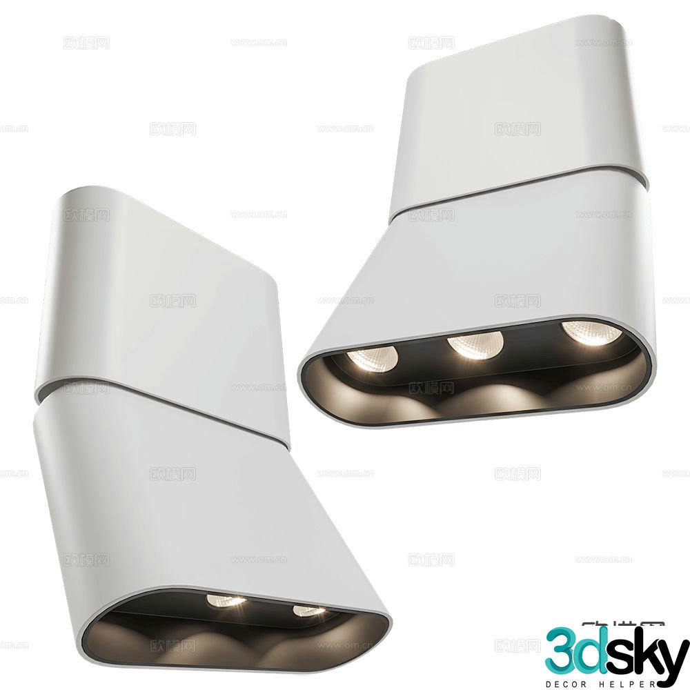 Maxlight downlight spotlight track light 3d model
