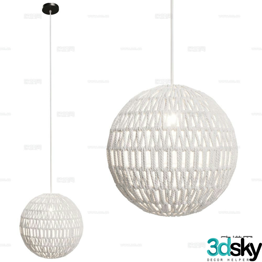 Zuiver Group wabi-sabi chandelier art chandelier 3d model