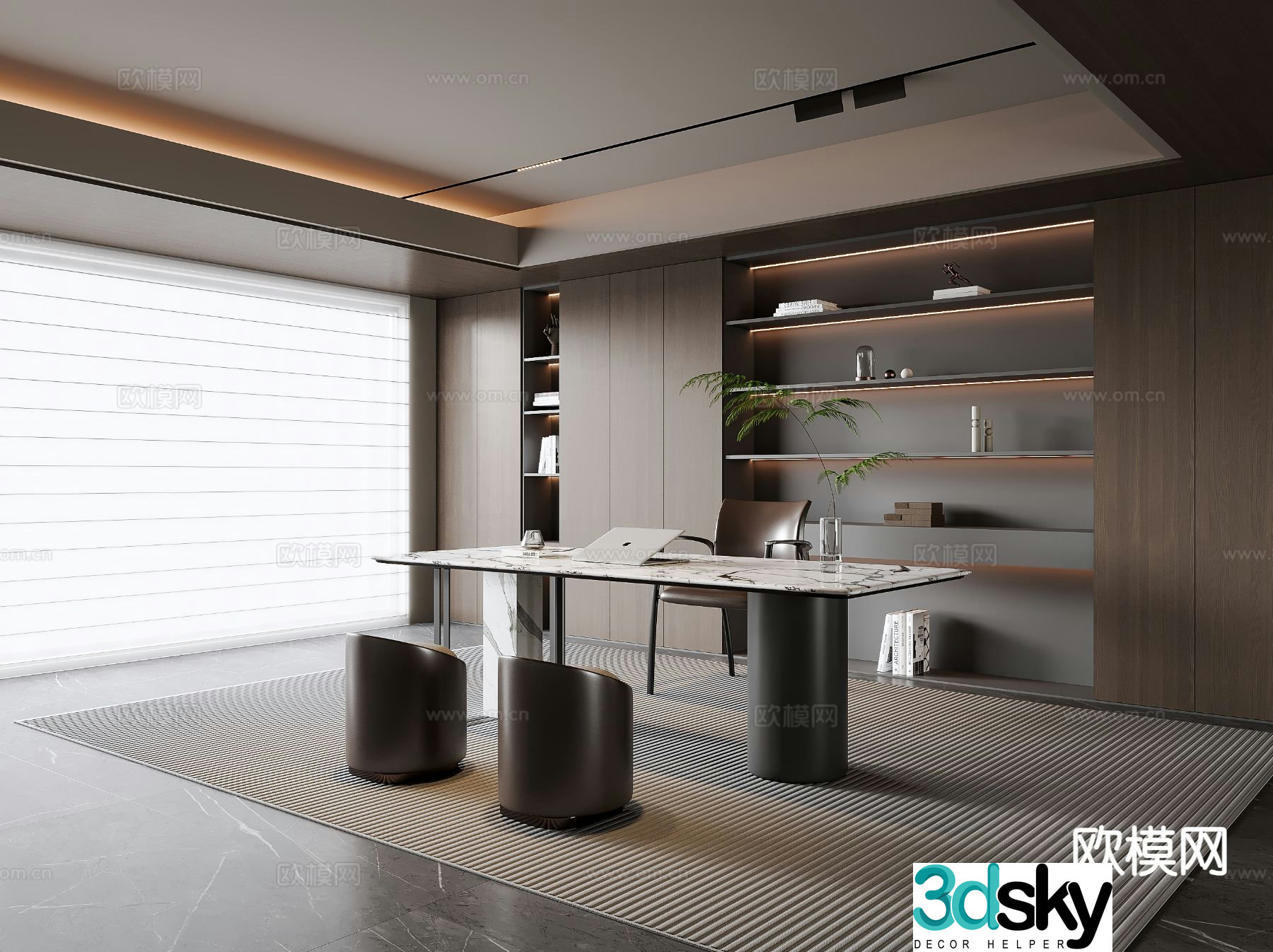Italian study 3D model