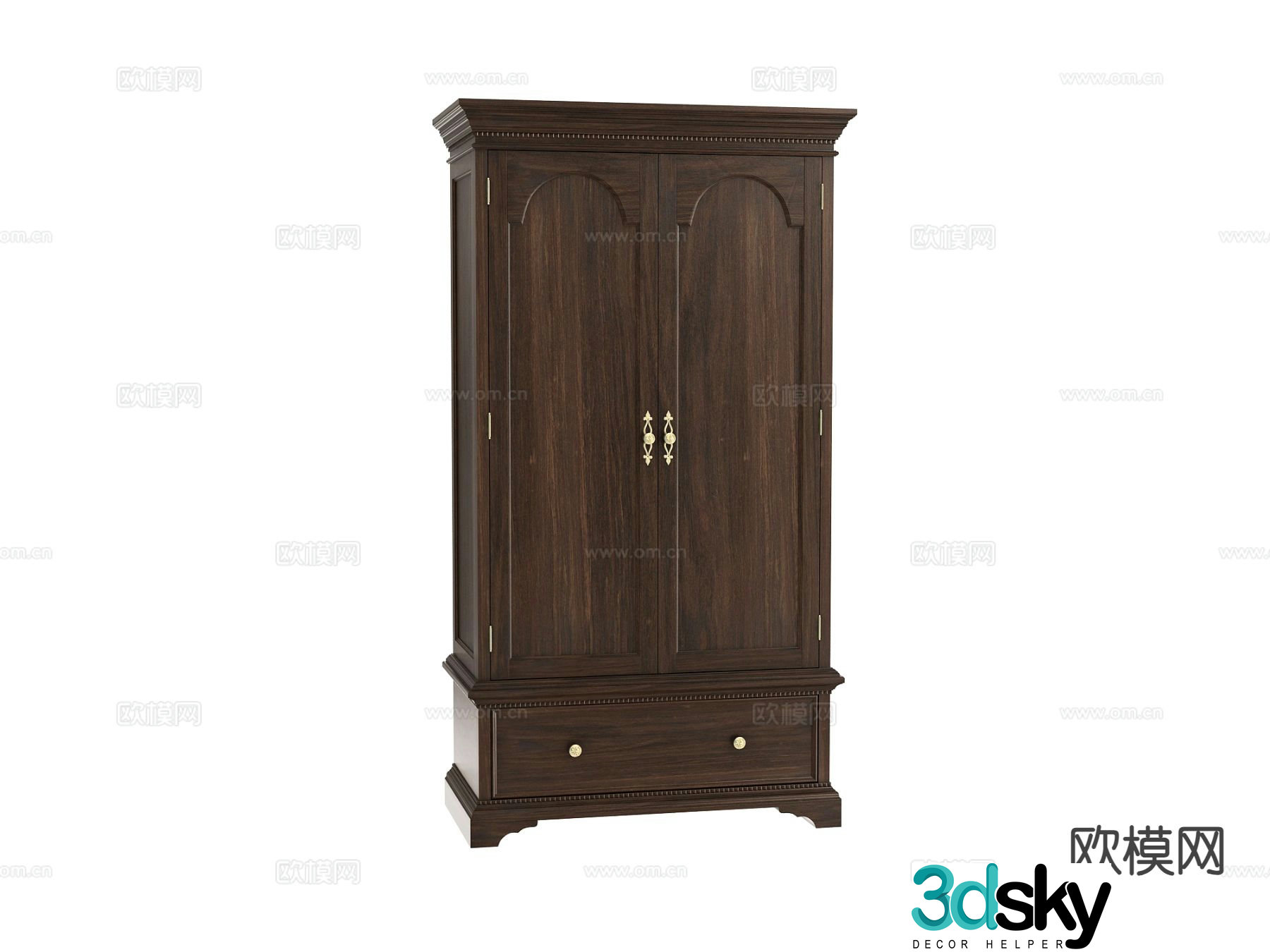 American wardrobe wardrobe 3d model