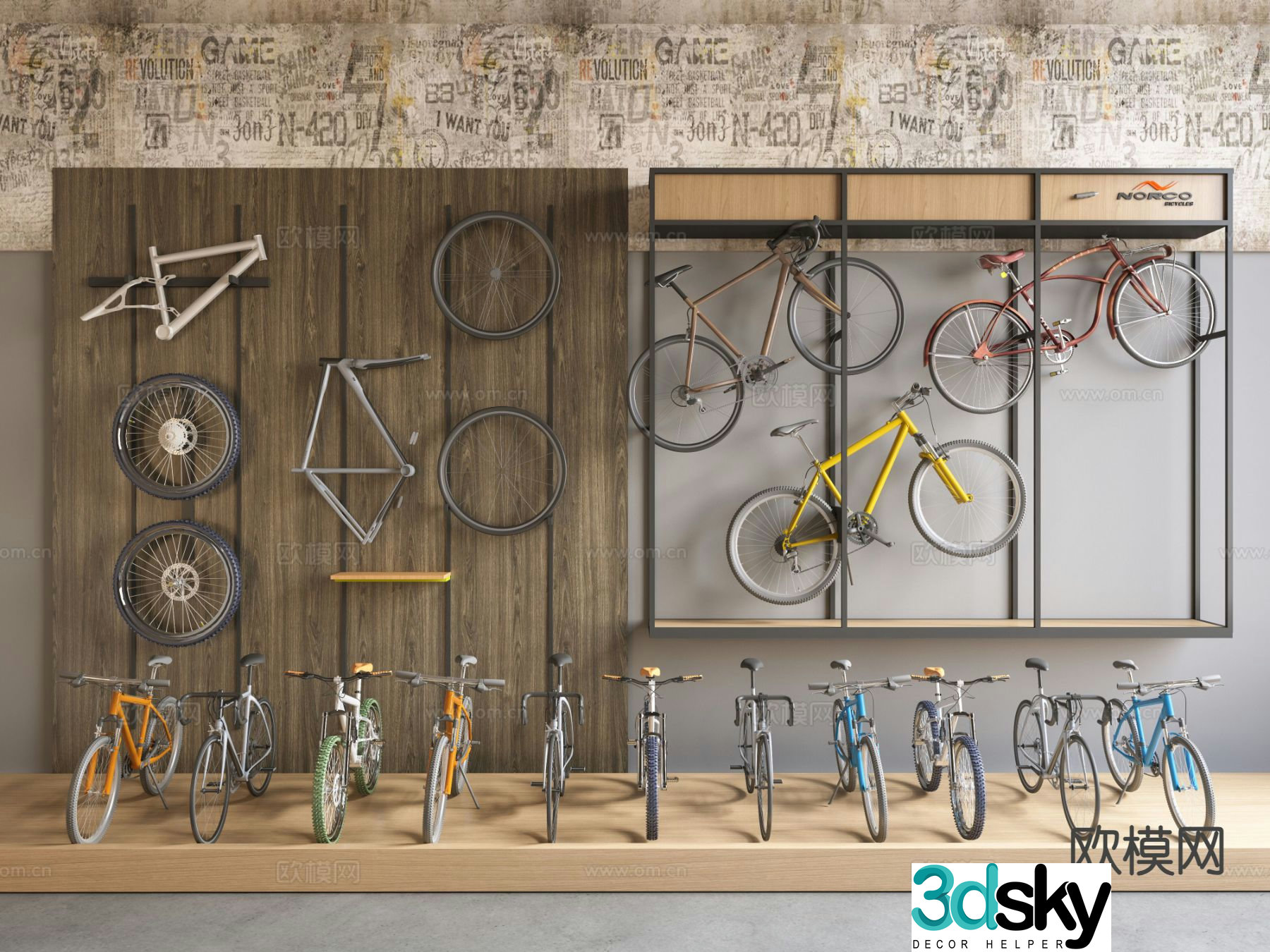 mountain bike bicycle folding bike 3d model