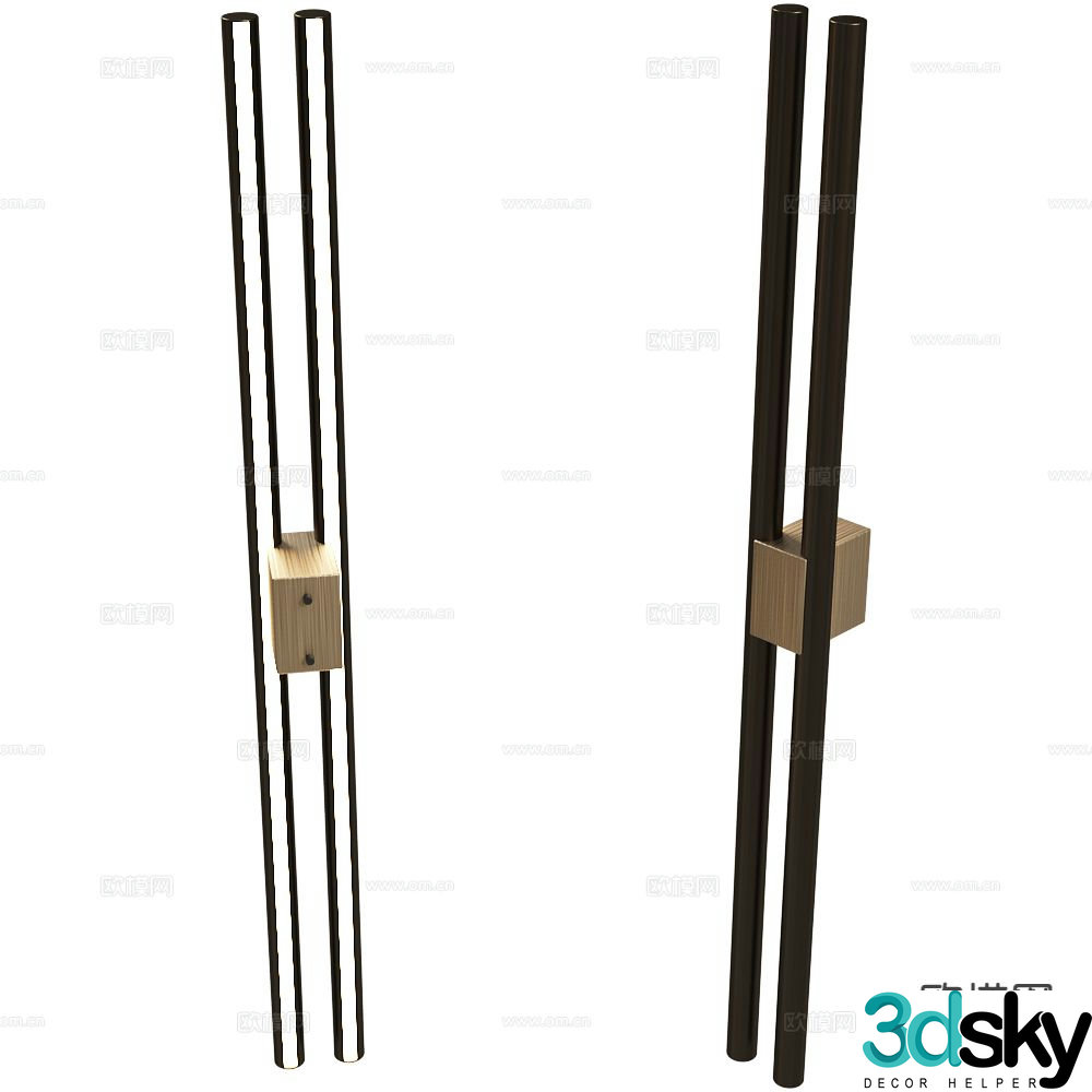 Paolo Castelli strip wall light 3d model