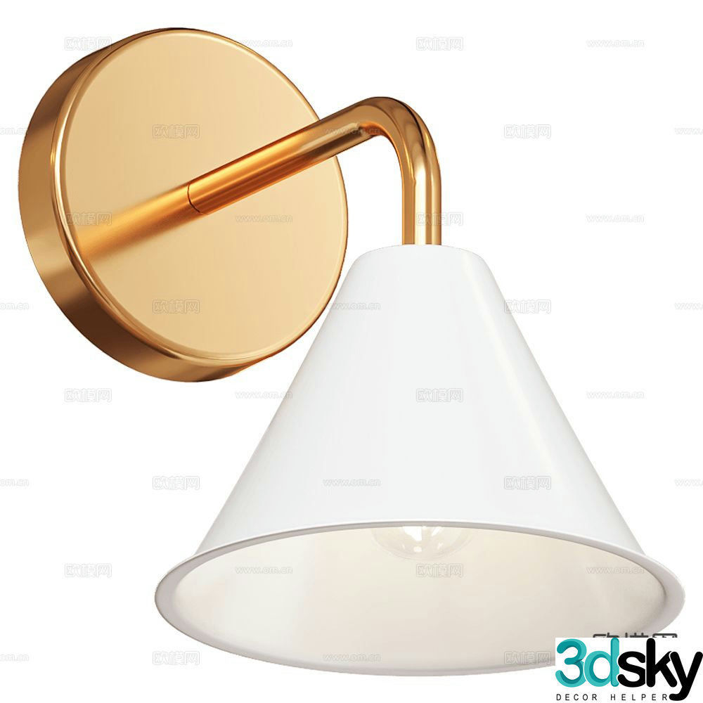 REMINISCENCE creative wall lamp 3d model