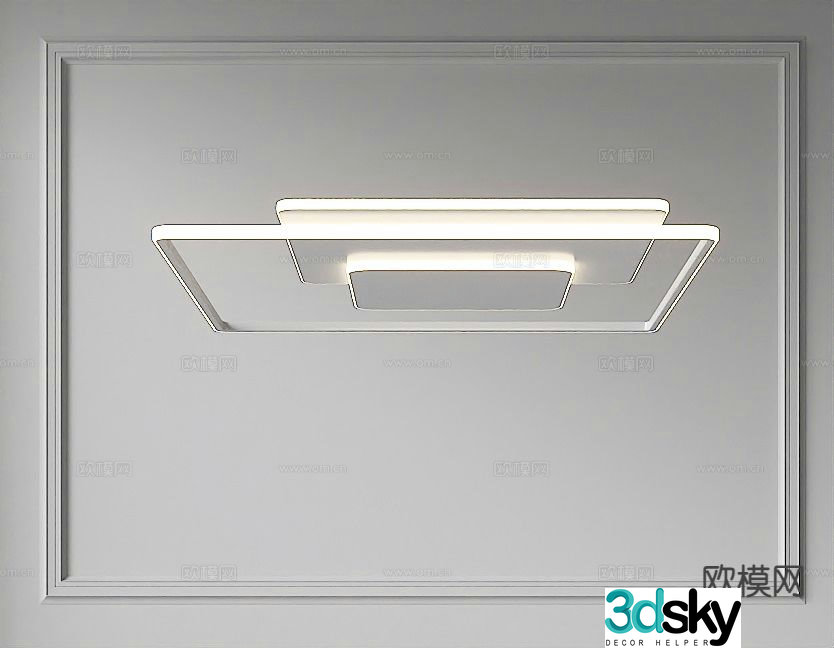Modern ceiling lamp bedroom ceiling lamp 3d model