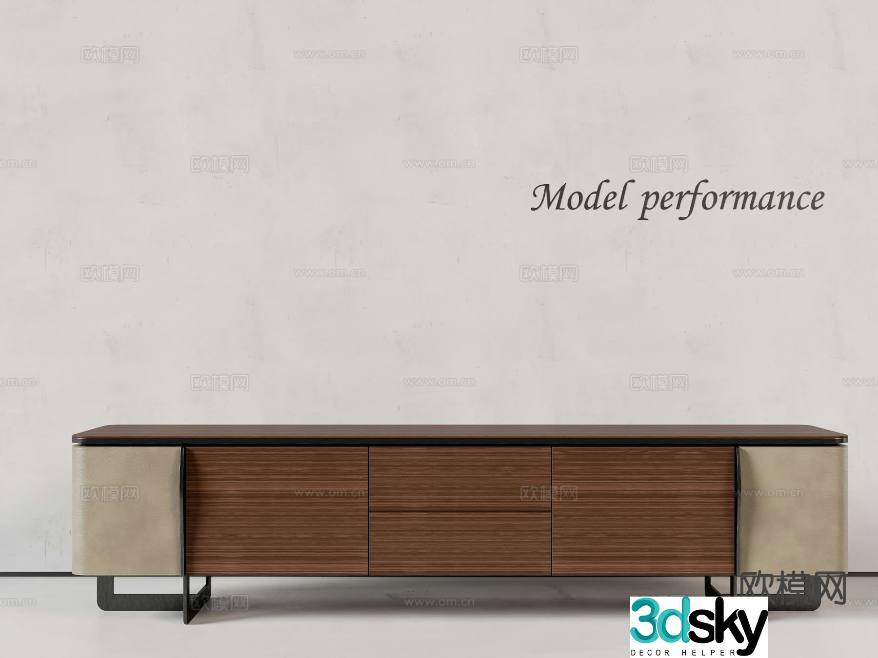 Modern TV cabinet 3d model