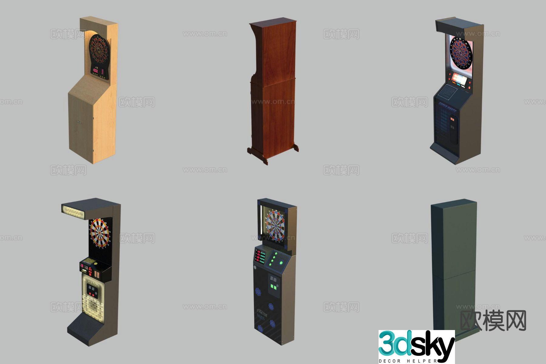 Amusement rides arcade game machine 3d model