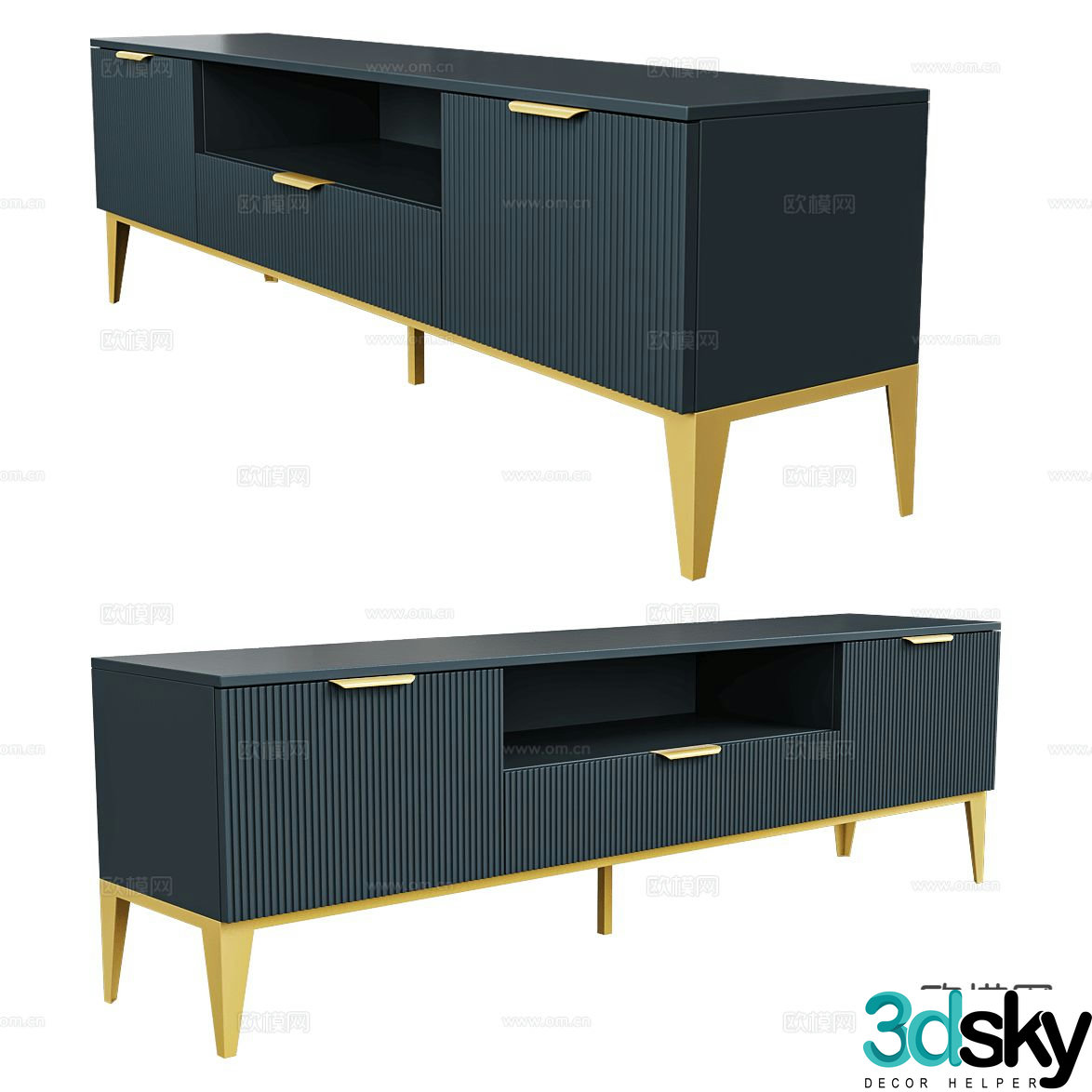 Mister TV cabinet 3d model