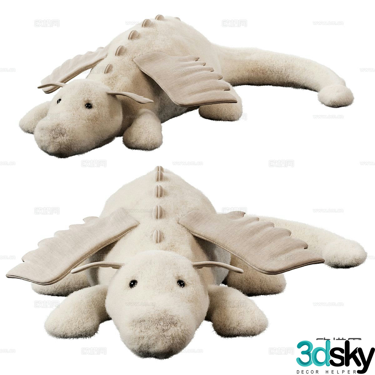 doll plush toy doll 3d model