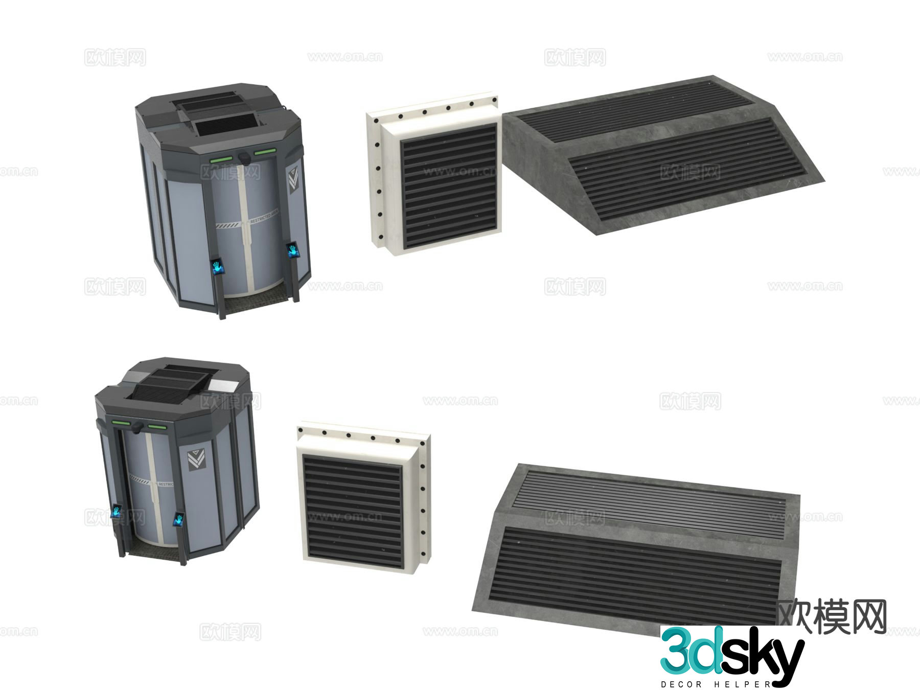 Industrial equipment industrial equipment 3d model